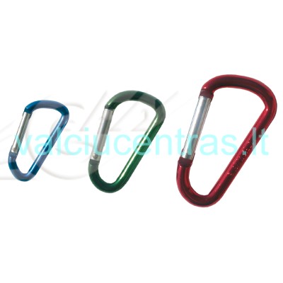 Anoduoto aliuminio karabinas 10x100mm